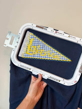 Load image into Gallery viewer, SCHOOL SPIRIT EMBROIDERED PENNANT APPAREL
