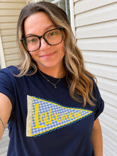 Load image into Gallery viewer, SCHOOL SPIRIT EMBROIDERED PENNANT APPAREL