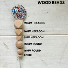 Load image into Gallery viewer, Custom Beechwood Name Teether
