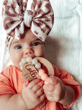 Load image into Gallery viewer, Custom Beechwood Name Teether

