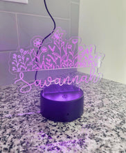 Load image into Gallery viewer, Color Changing Personalized Night Light
